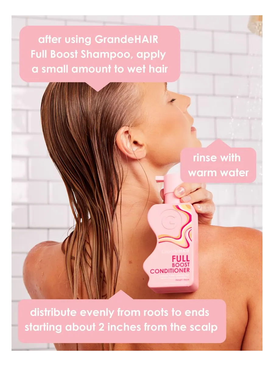 Кондиционер GrandeHAIR Full Boost, 8, 12 унций Grande Cosmetics — изображение 4 из 10