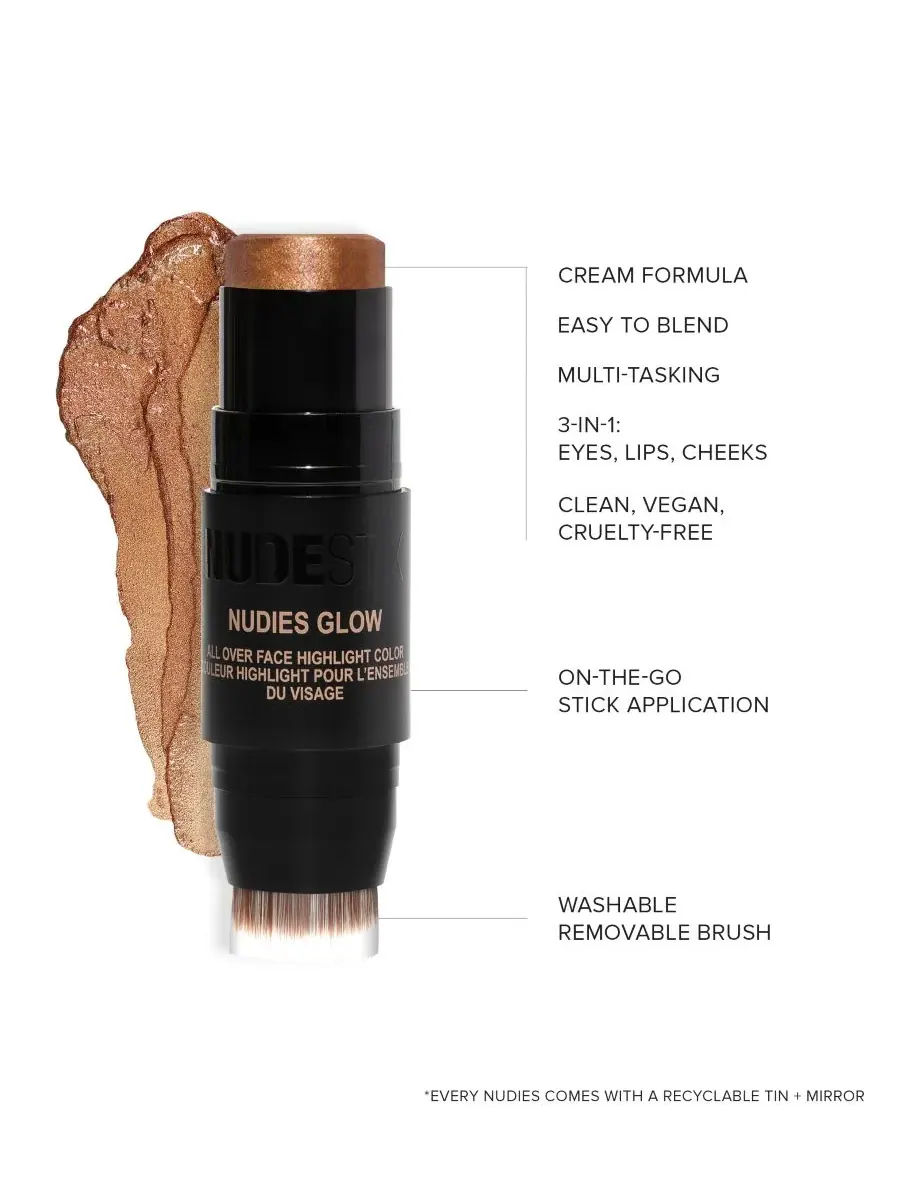Свечение обнаженных NUDESTIX, коричневый sugar, baby (бронзовыйd sun-kiss) — изображение 5 из 8