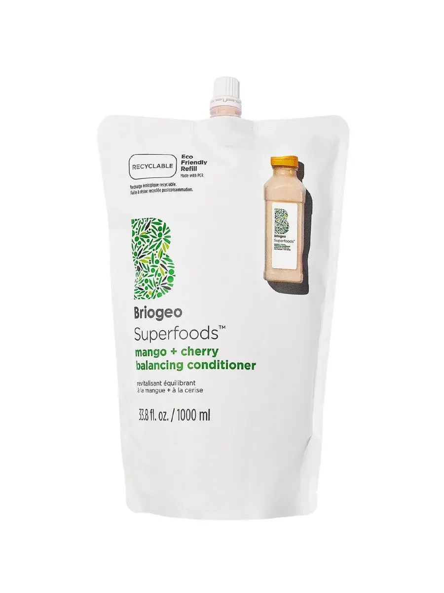 Балансирующий кондиционер для волос Superfoods Mango + Cherry, 958 г Briogeo — мульти