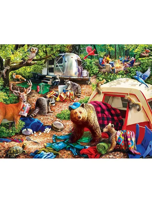 Шедевры кемпинга неприятности кемпинга пазл 300 деталей EZ Grip Masterpieces Puzzles — изображение 3 из 3
