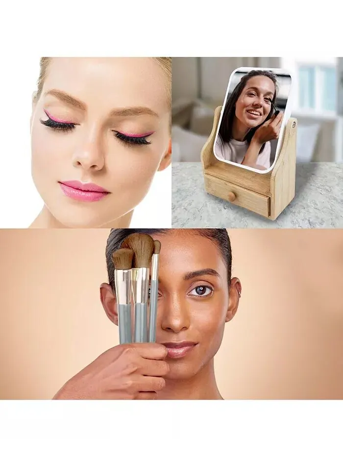 Набор Glamour Essentials: набор кистей для макияжа Studio, накладные ресницы (в одной упаковке) и — изображение 2 из 3