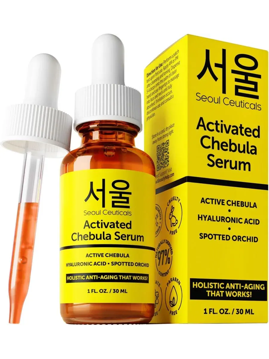 Сыворотка Seoul Ceuticals — Корейская косметика по уходу за кожей Chebula Active Serum K Beauty — изображение 1 из 6