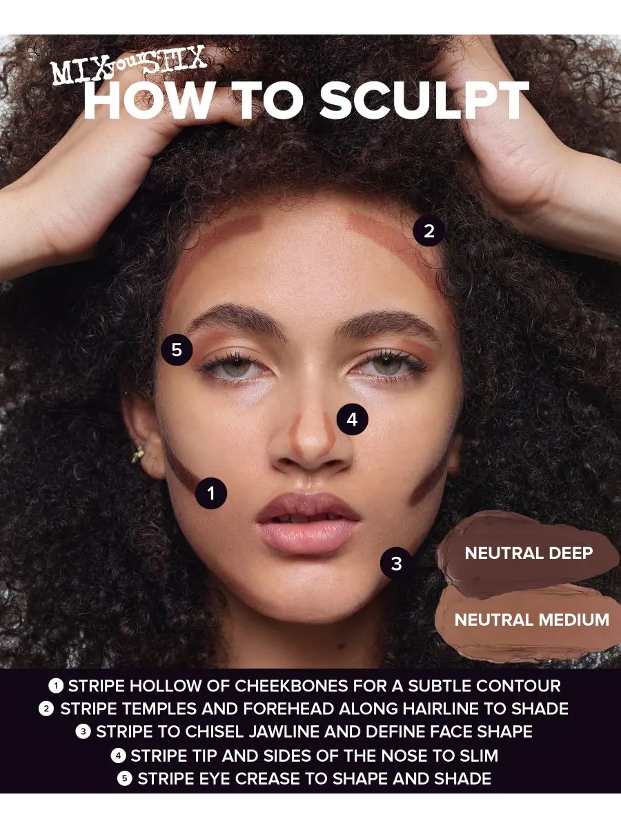 Тонированный стик для скульптурирования с эффектом размытия NUDESTIX, цвет nude neutral deep — изображение 7 из 10