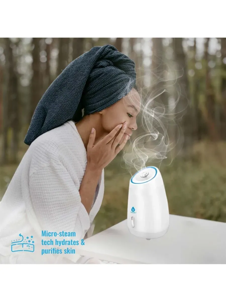 Набор для ухода за кожей с паровым ингалятором, зеркалом и сыворотками PURSONIC — изображение 2 из 6