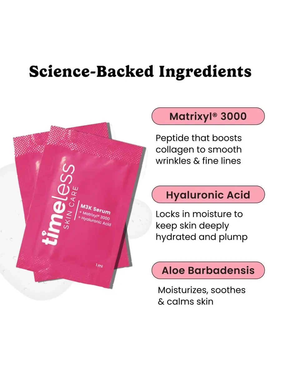 Сыворотка Timeless Skin Care — Matrixyl 3000 Peptide Complex в одноразовых пакетиках — изображение 3 из 7