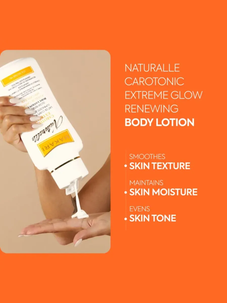 Натуральный восстанавливающий лосьон для тела Carotonic Extreme Glow - 17,6 унций Makari — изображение 2 из 8