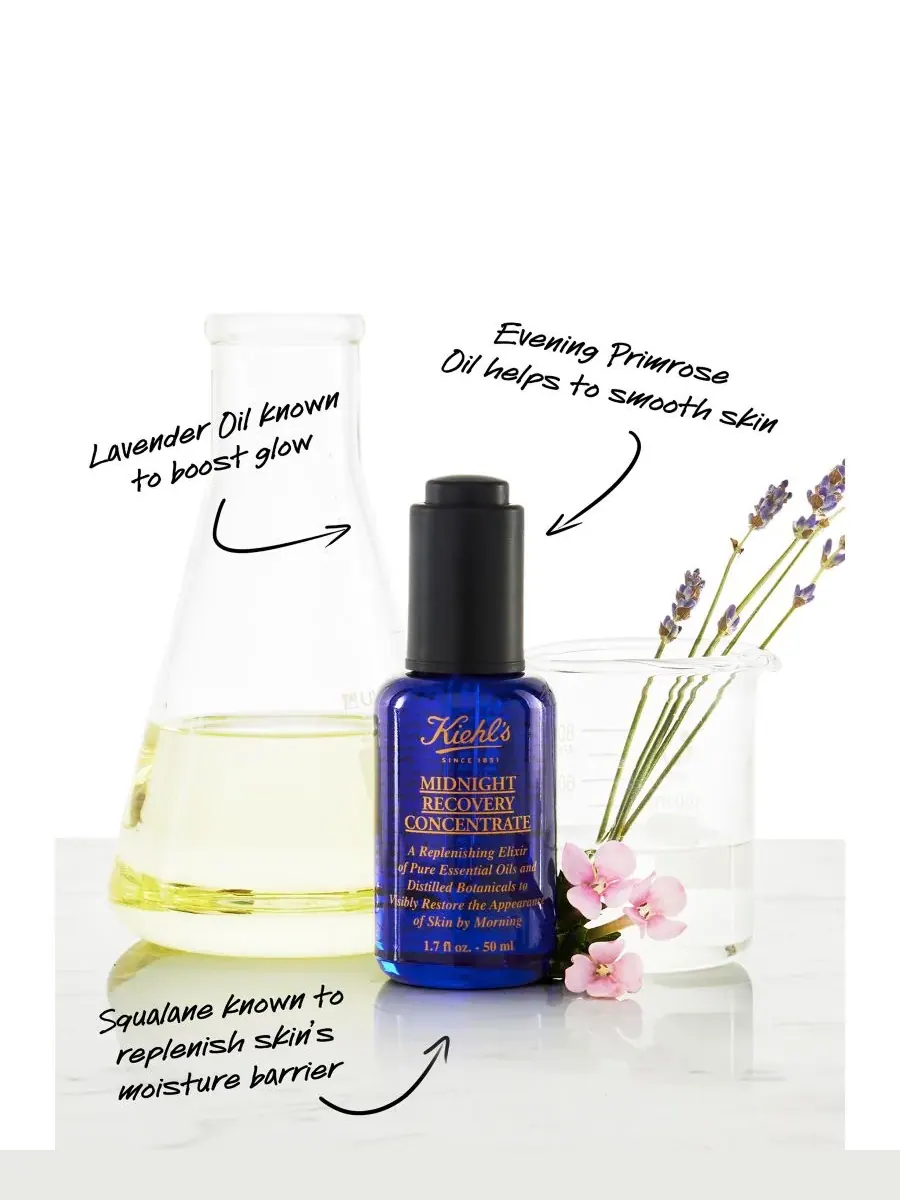 Сыворотка Kiehl's — Since 1851 Увлажняющее Midnight Recovery Concentrate — изображение 8 из 10