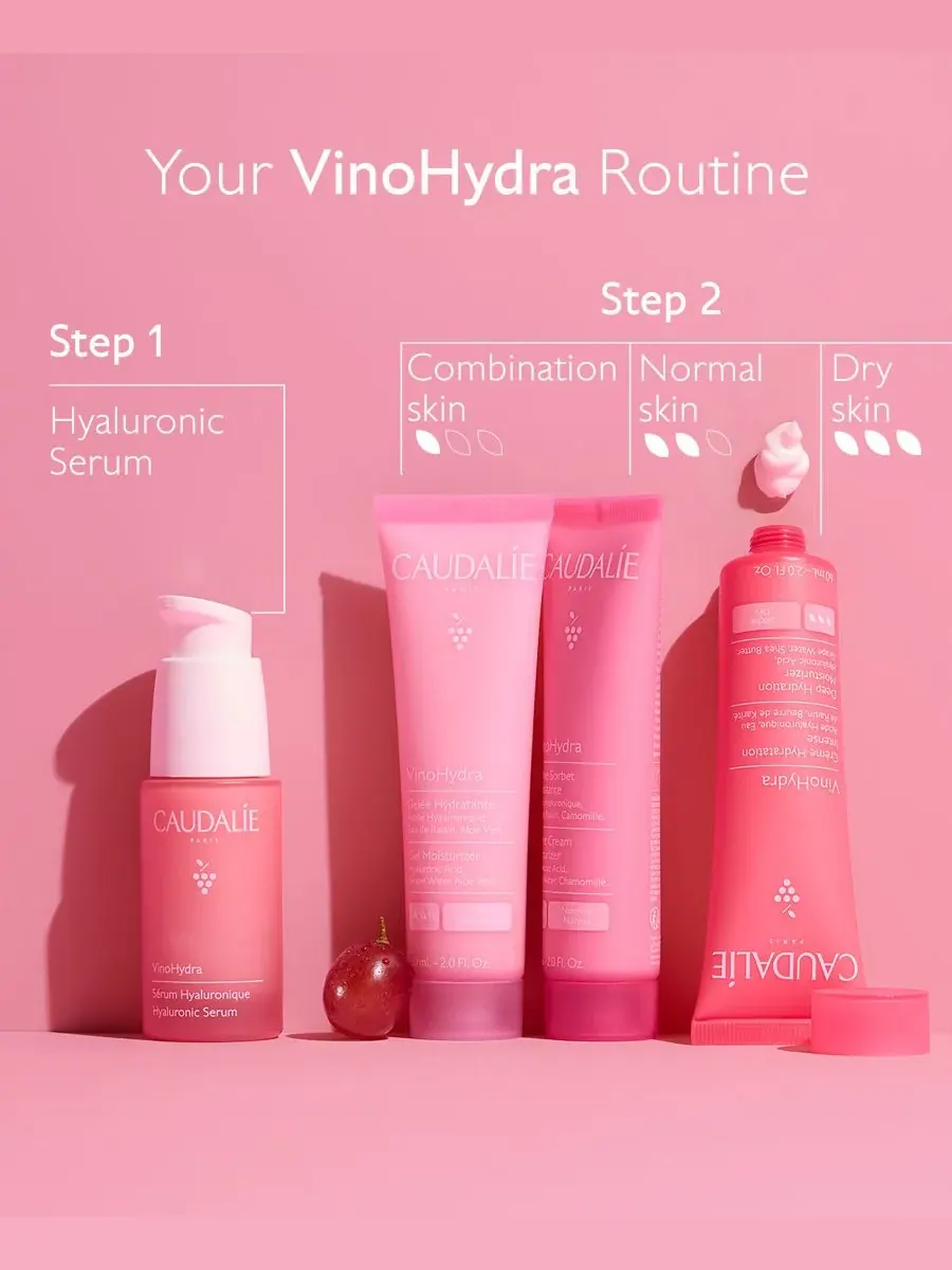 Сыворотка Caudalie — Увлажняющий гель VinoHydra, 57 г — изображение 5 из 9