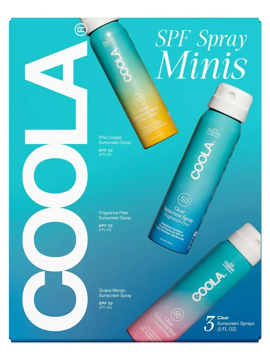 COOLA Набор из 3 мини-спрей с SPF-защитой — мульти