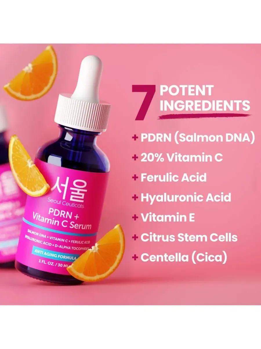 Бустер Seoul Ceuticals — Корейская для ухода за кожей PDRN + витамин С — изображение 3 из 9
