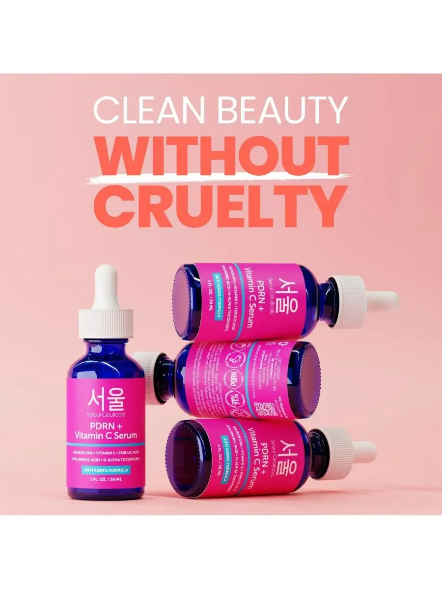 Бустер Seoul Ceuticals — Корейская для ухода за кожей PDRN + витамин С — изображение 4 из 9