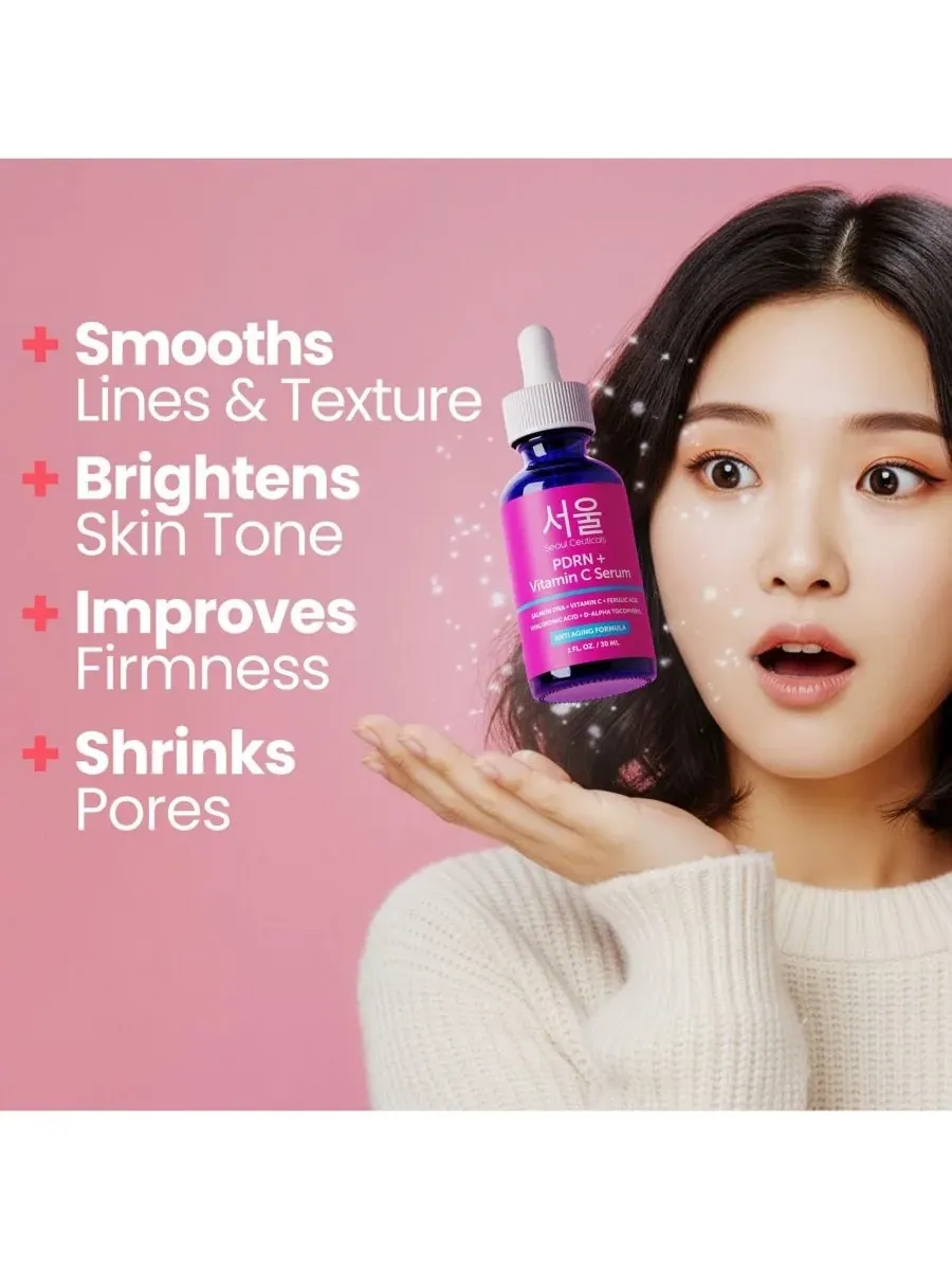 Бустер Seoul Ceuticals — Корейская для ухода за кожей PDRN + витамин С — изображение 6 из 9
