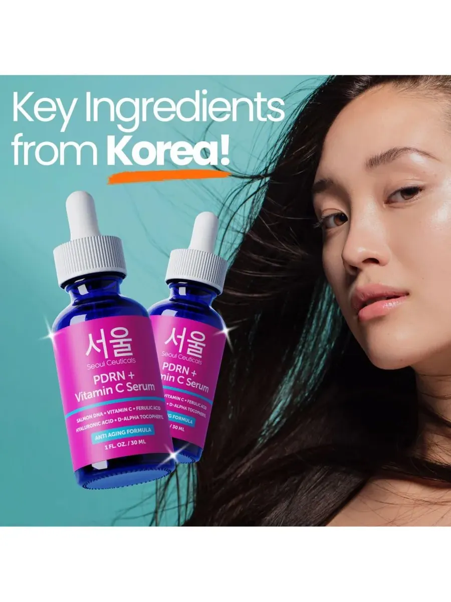 Бустер Seoul Ceuticals — Корейская для ухода за кожей PDRN + витамин С — изображение 8 из 9
