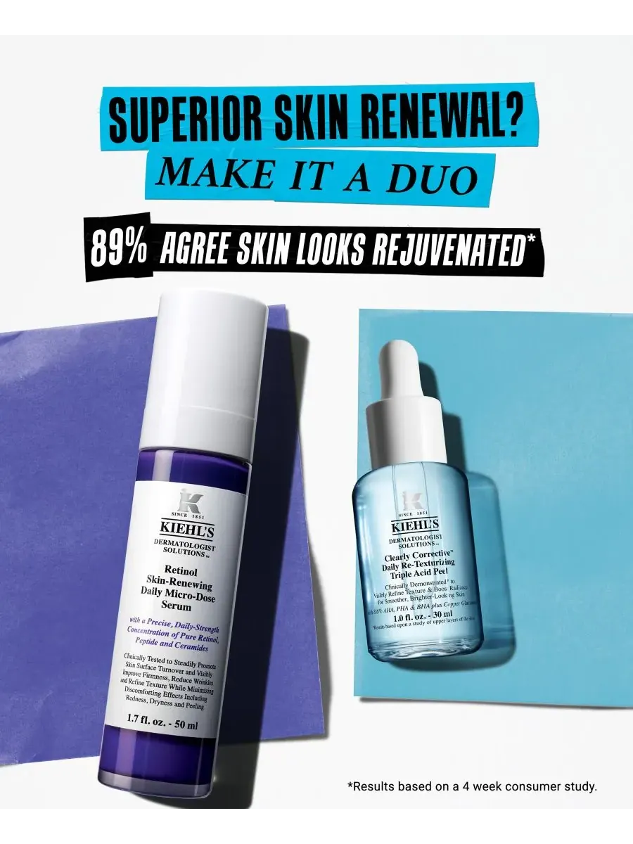Флюид Kiehl's — Since 1851 Clearly Corrective Daily Retexturizing Triple Acid Peel — изображение 2 из 8