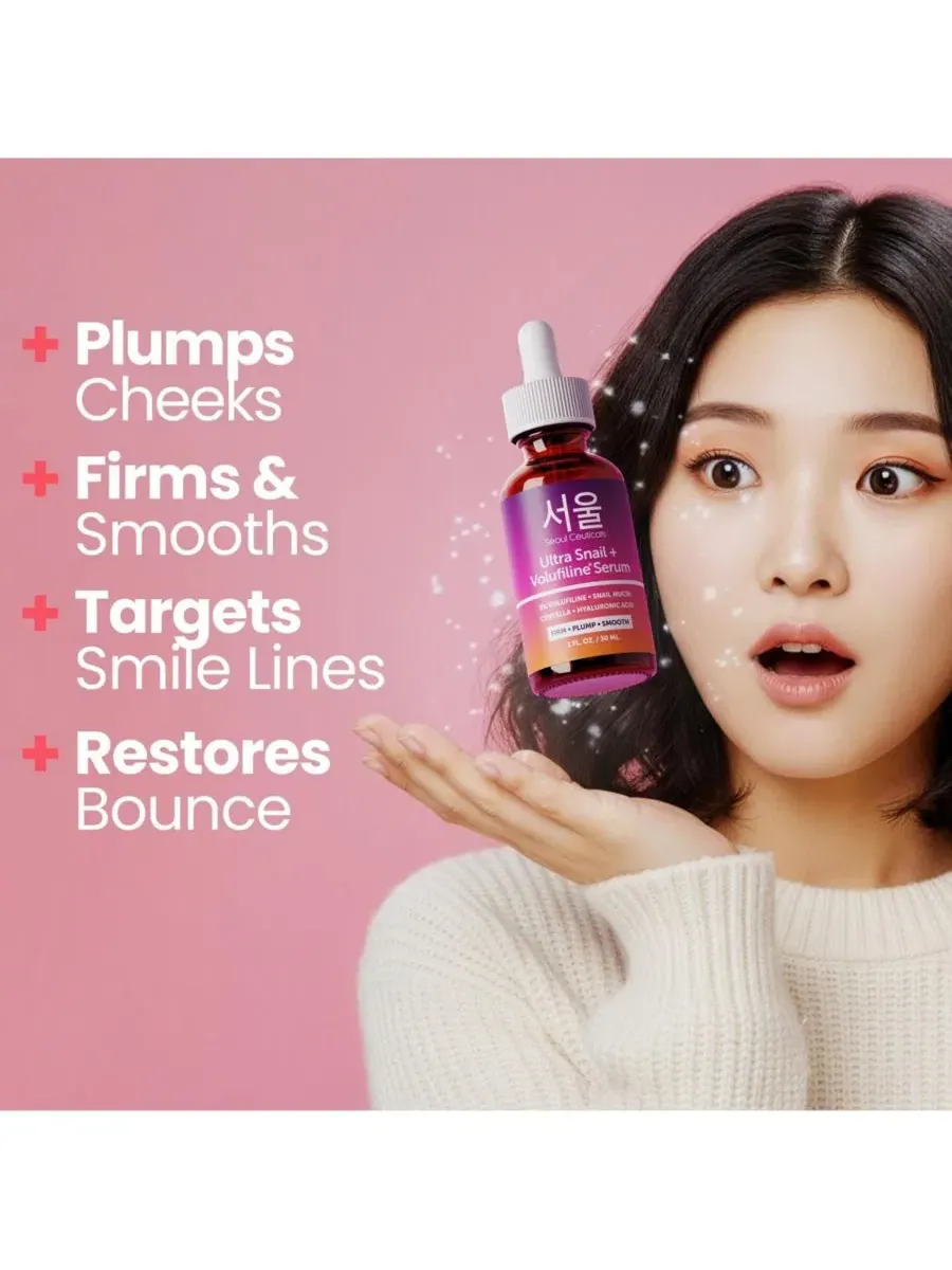 Сыворотка Seoul Ceuticals — Корейская для ухода за кожей Volufiline с экстрактом муцина улитки — изображение 8 из 8