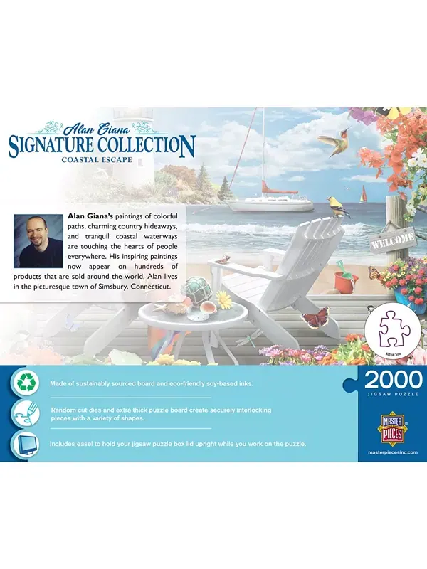 Коллекция шедевров — пазл на побережье из 2000 деталей Masterpieces Puzzles — изображение 3 из 3