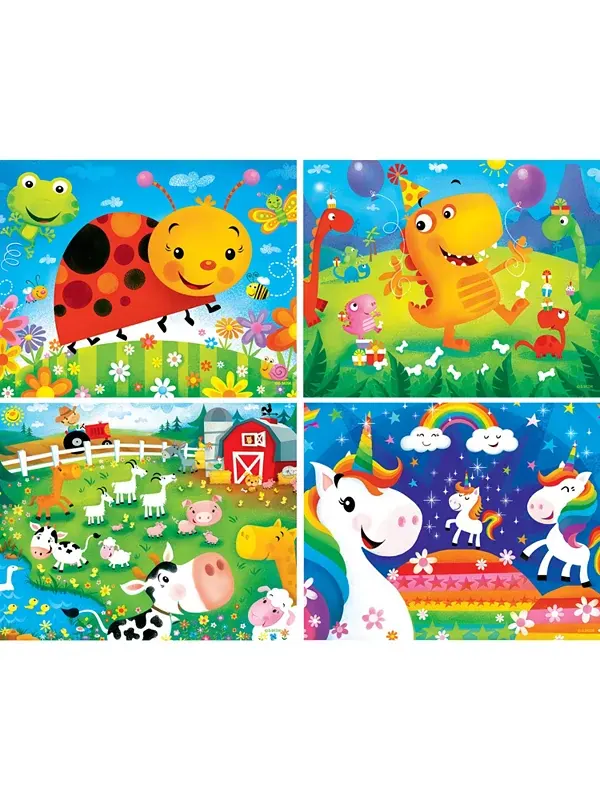 Пазлы Masterpieces Lil Puzzler из 4 частей (48 штук) для детей Masterpieces Puzzles — изображение 2 из 3