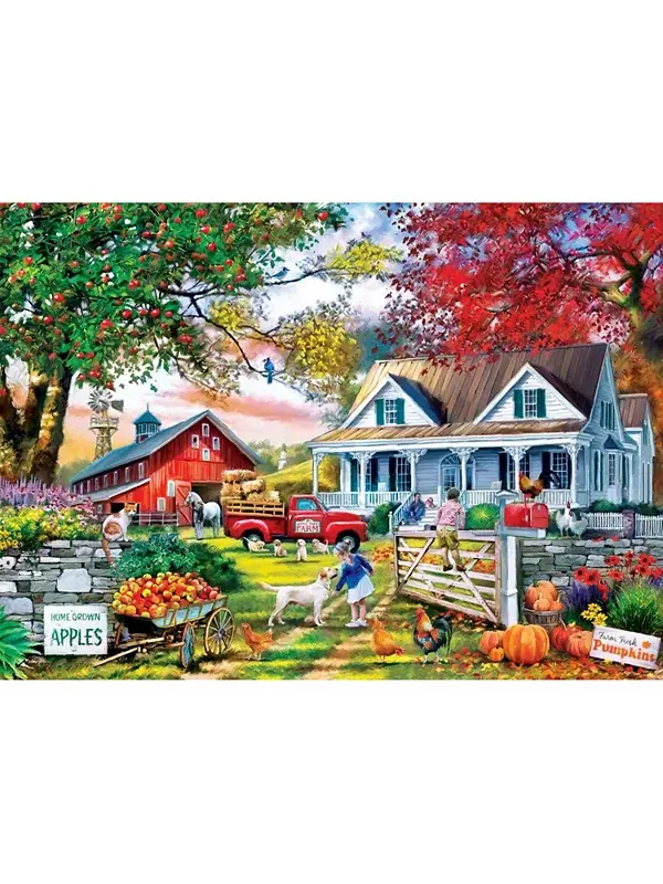 Галерея шедевров - пазл из 1000 элементов «Яблоневая ферма» Masterpieces Puzzles — изображение 3 из 3