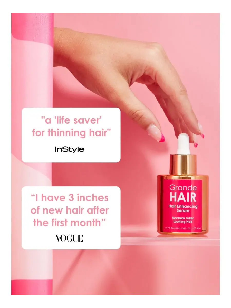 Grande Cosmetics Сыворотка для восстановления волос GrandeHAIR Full Boost, 1,35 унции — изображение 6 из 10