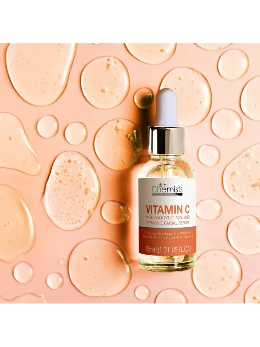 Сыворотка Skinchemists — Антивозрастная для лица с витамином С и салициловой кислотой, , белый, 30 — изображение 3 из 5