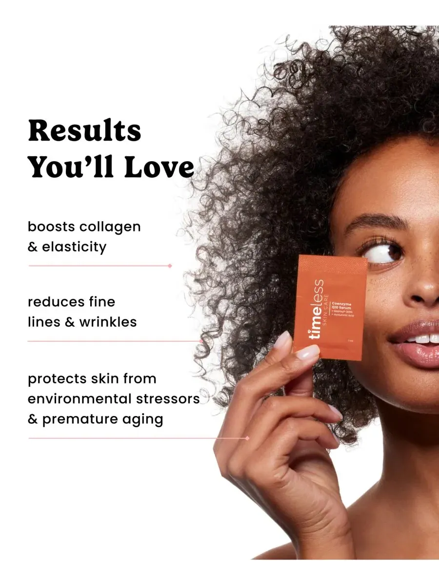 Сыворотка Timeless Skin Care — С коэнзимом Q10 и пептидами в одноразовых пакетиках — изображение 3 из 6