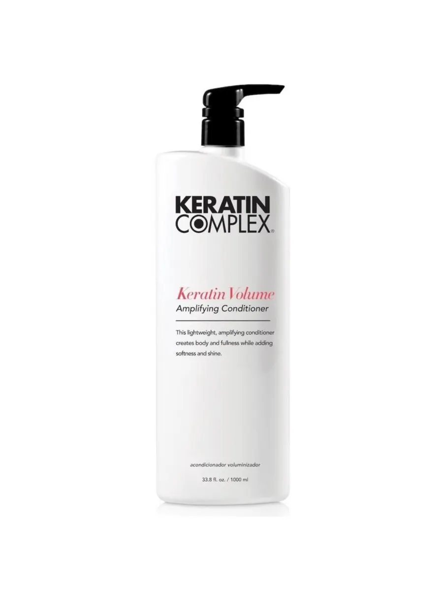 Кондиционер для придания объема с кератином, 33, 8 унции Keratin Complex — белый