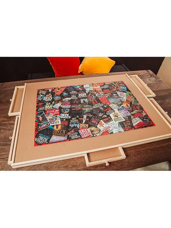 Деревянный стол-пазл | система хранения пазлов | 35 x 2 x 28 дюймов Shantou South Toys Factory — изображение 2 из 3