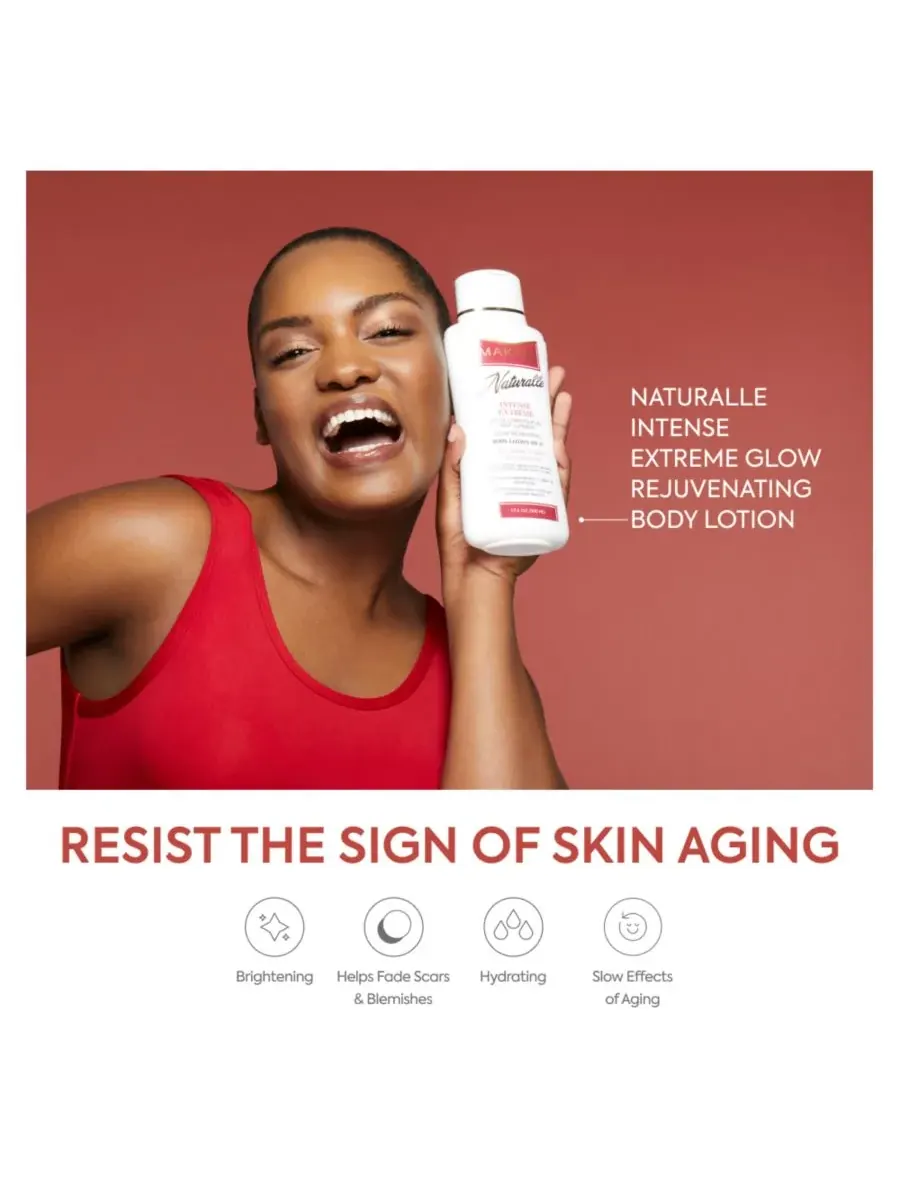 Омолаживающий лосьон для тела Naturalle Intense Extreme Glow - 17,6 унций Makari — изображение 3 из 8
