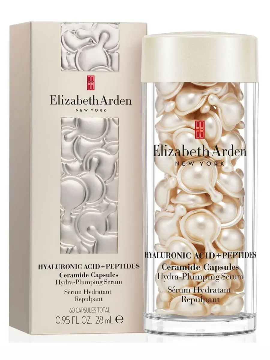 Сыворотка Elizabeth Arden — Капсулы с гиалуроновой кислотой и пептидами церамида, увлажняющая и