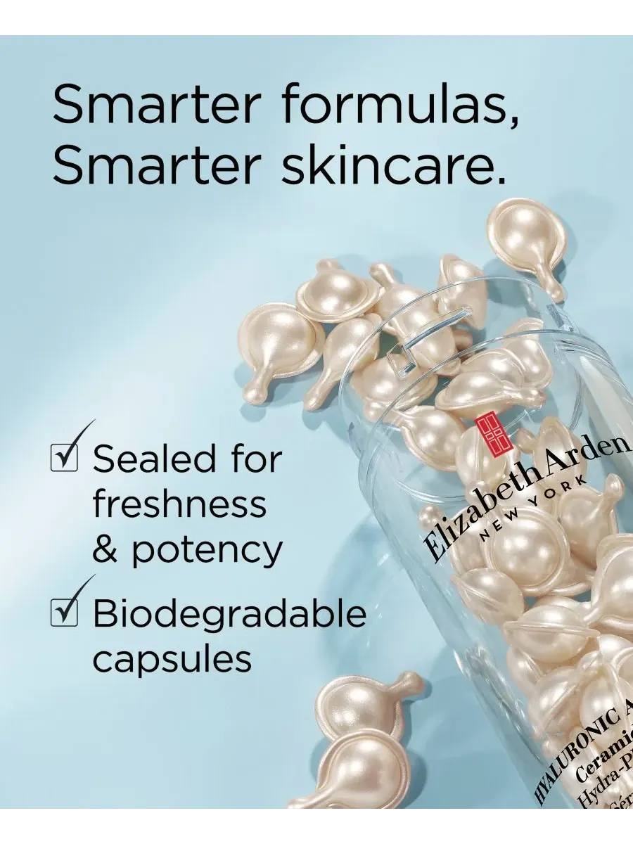 Сыворотка Elizabeth Arden — Капсулы с гиалуроновой кислотой и пептидами церамида, увлажняющая и — изображение 6 из 10