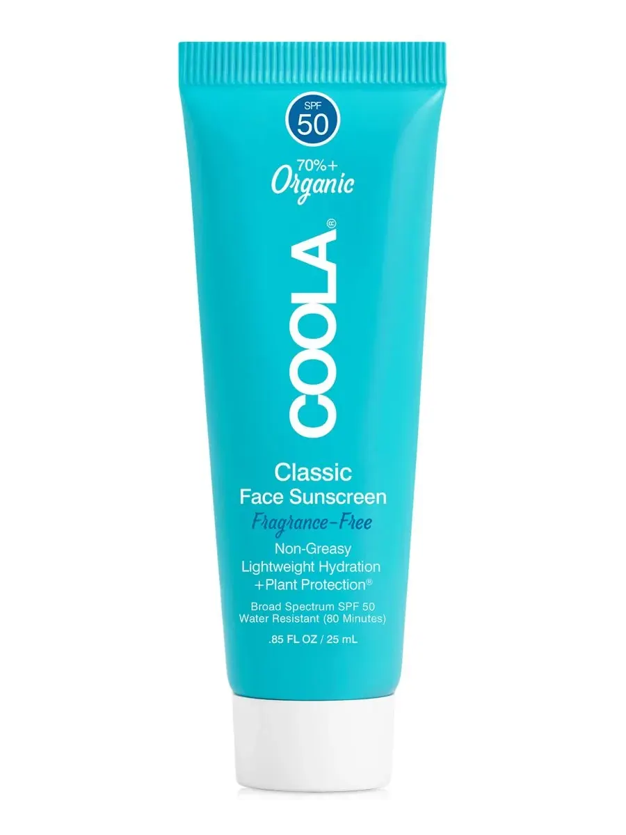 COOLA Классический солнцезащитный лосьон для лица SPF 50, 0,85 унции
