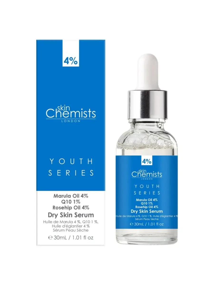 Сыворотка Skinchemists — Антивозрастная для сухой кожи. Масло марулы %, Q10 %, масло шиповника % — изображение 3 из 5