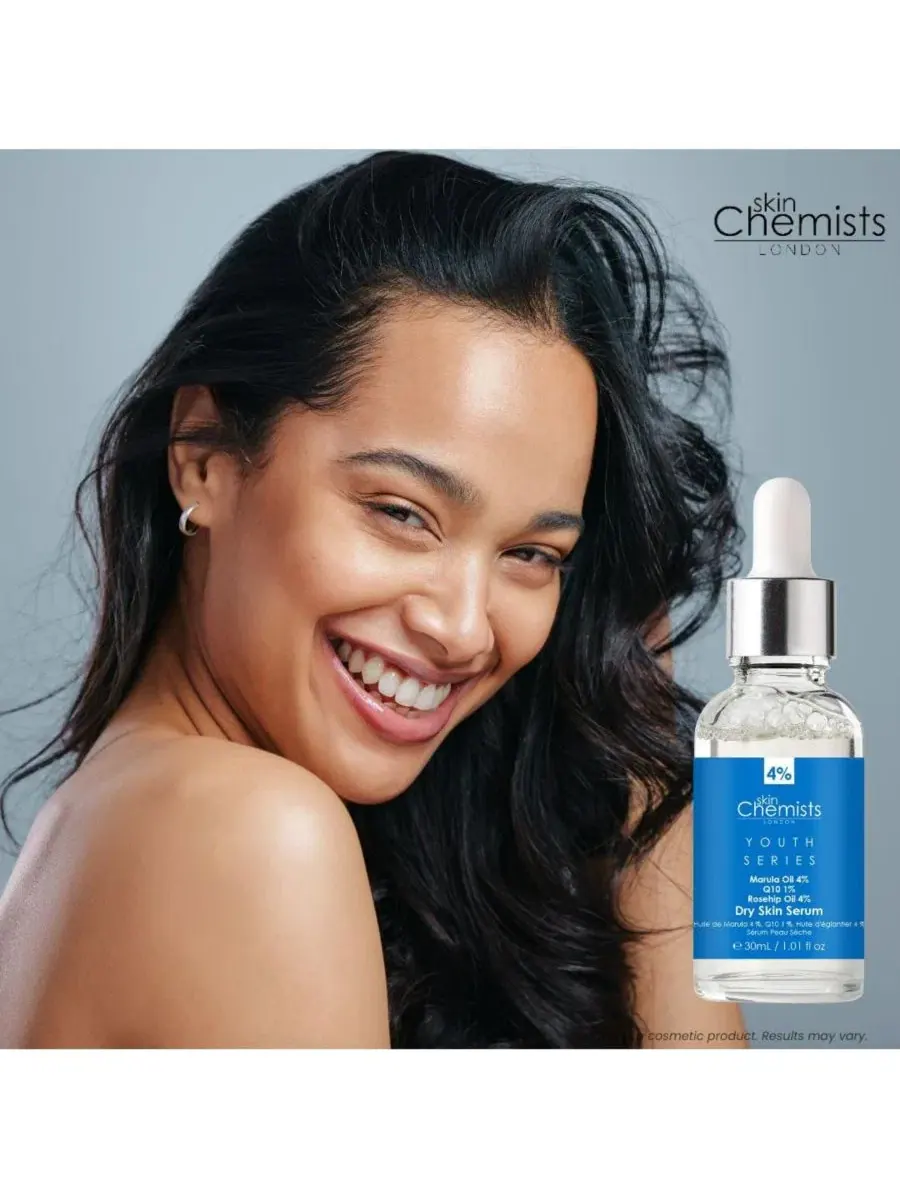 Сыворотка Skinchemists — Антивозрастная для сухой кожи. Масло марулы %, Q10 %, масло шиповника % — изображение 4 из 5
