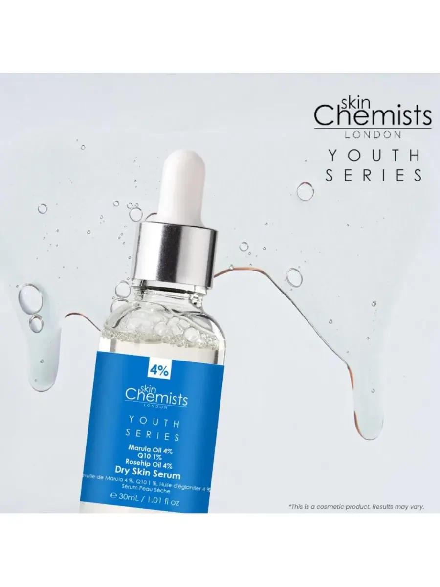 Сыворотка Skinchemists — Антивозрастная для сухой кожи. Масло марулы %, Q10 %, масло шиповника % — изображение 5 из 5