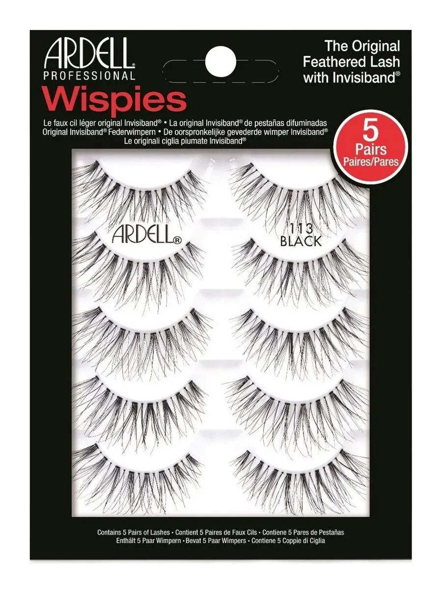 Набор из 5 пар ресниц Wispies 113 Ardell — мульти