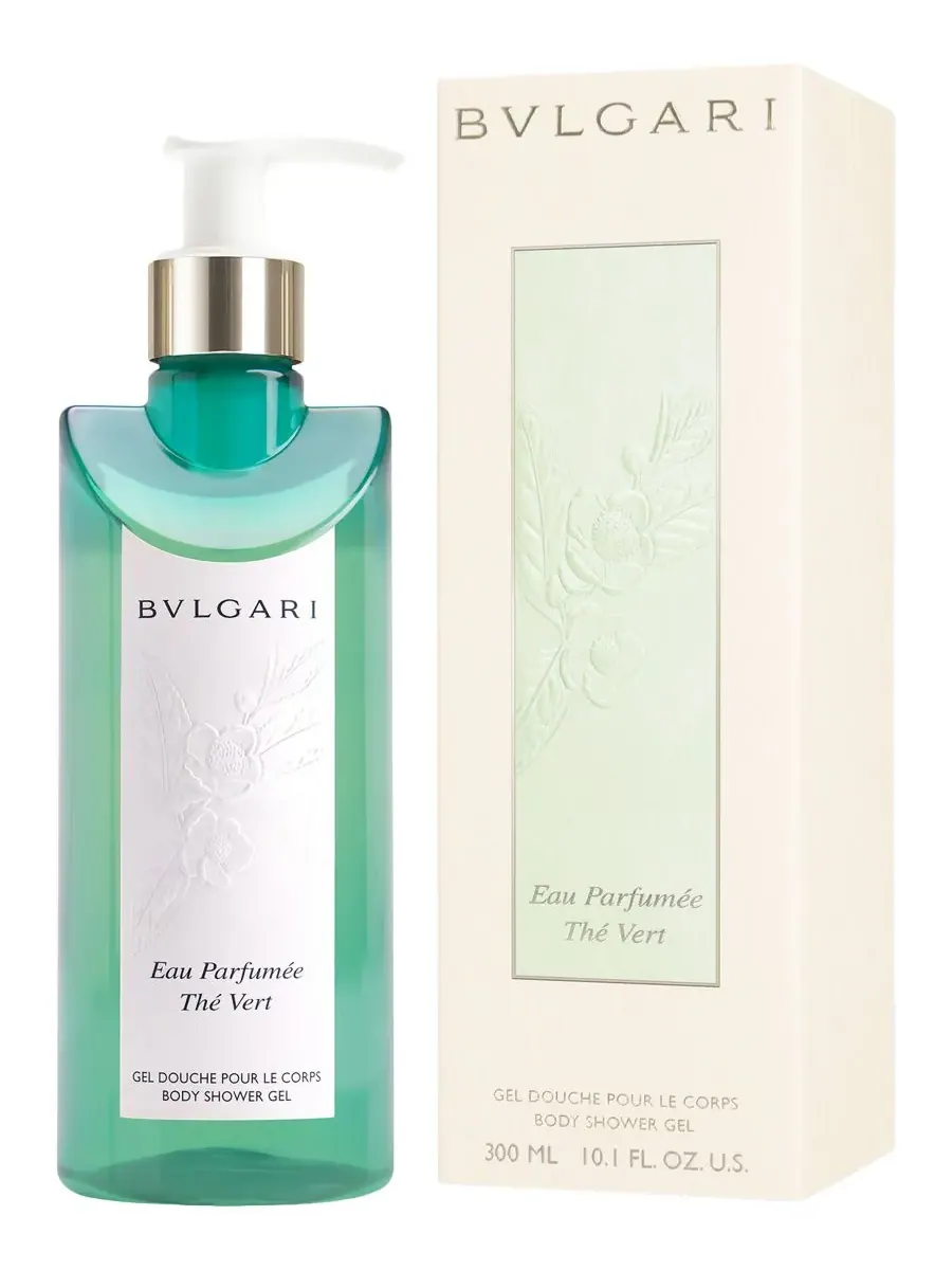 BVLGARI Гель для душа Eau Parfumée Thé Vert, 10,1 унции — изображение 2 из 4