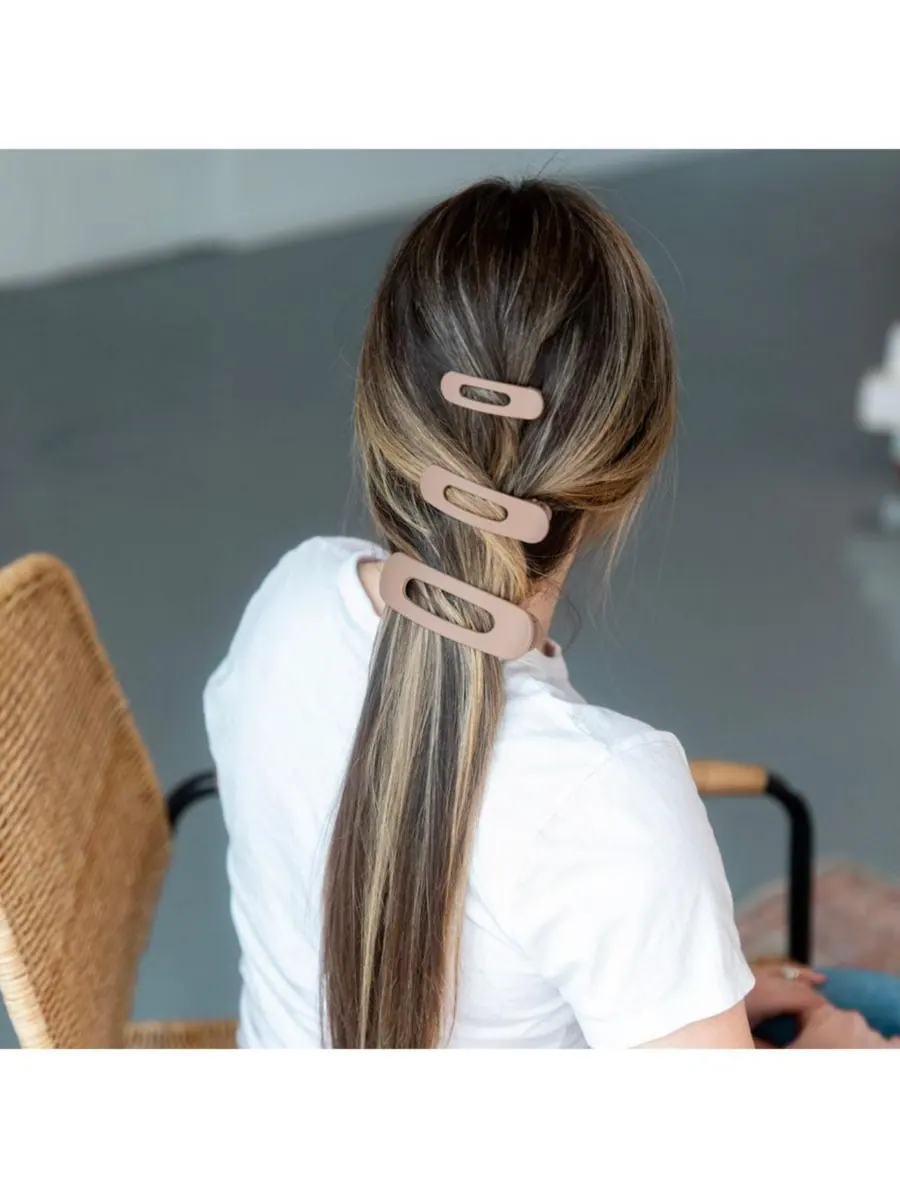 Headbands of Hope Набор зажимов для плоской съемки разных размеров - коричневый — изображение 5 из 10