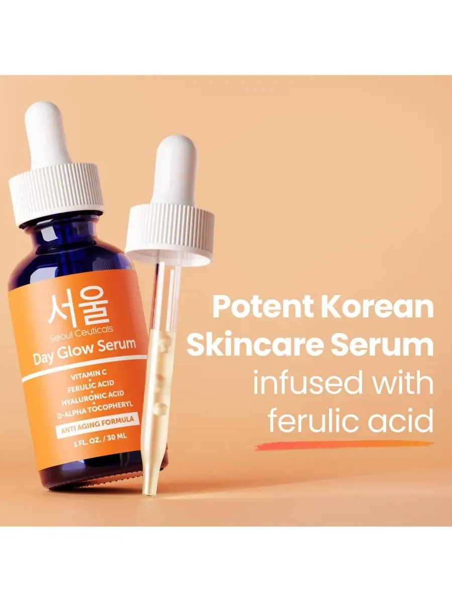 Сыворотка Seoul Ceuticals — Корейская для ухода за кожей с витамином С, дневная для сияния кожи — изображение 7 из 10