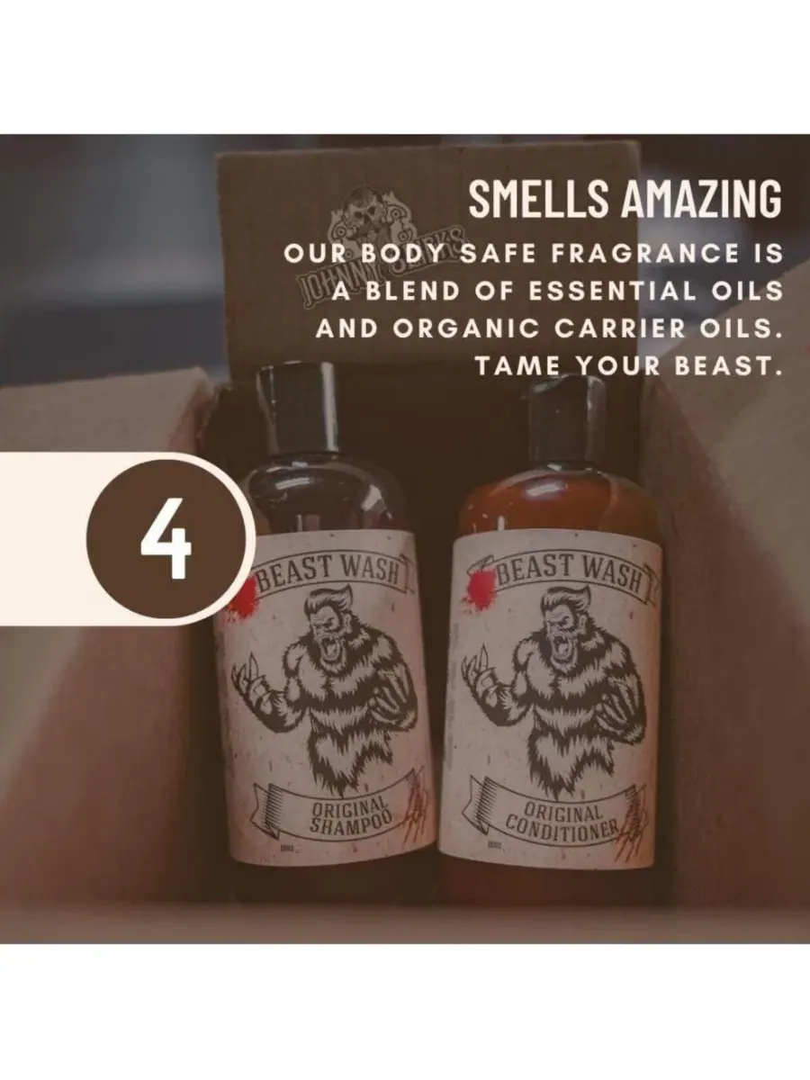 Кондиционер для волос 473 мл с увлажняющим комплексом Johnny Slicks, Original Scent — изображение 7 из 8