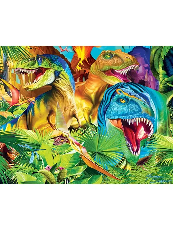 Шедевры, светящиеся в темноте. Набор из 4 пазлов по 100 деталей — версия 2 Masterpieces Puzzles — изображение 3 из 3