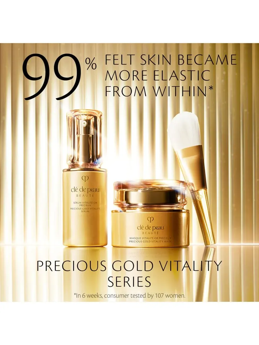 Сыворотка Cle De Peau Beaute — Clé de Beauté для повышения жизненной энергии «Драгоценное золото» — изображение 2 из 7