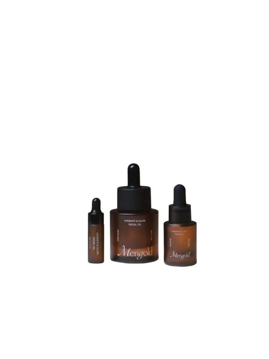 Масло для лица с аргановым маслом Hydrate and Glow Facial Oil Merigold — изображение 4 из 8