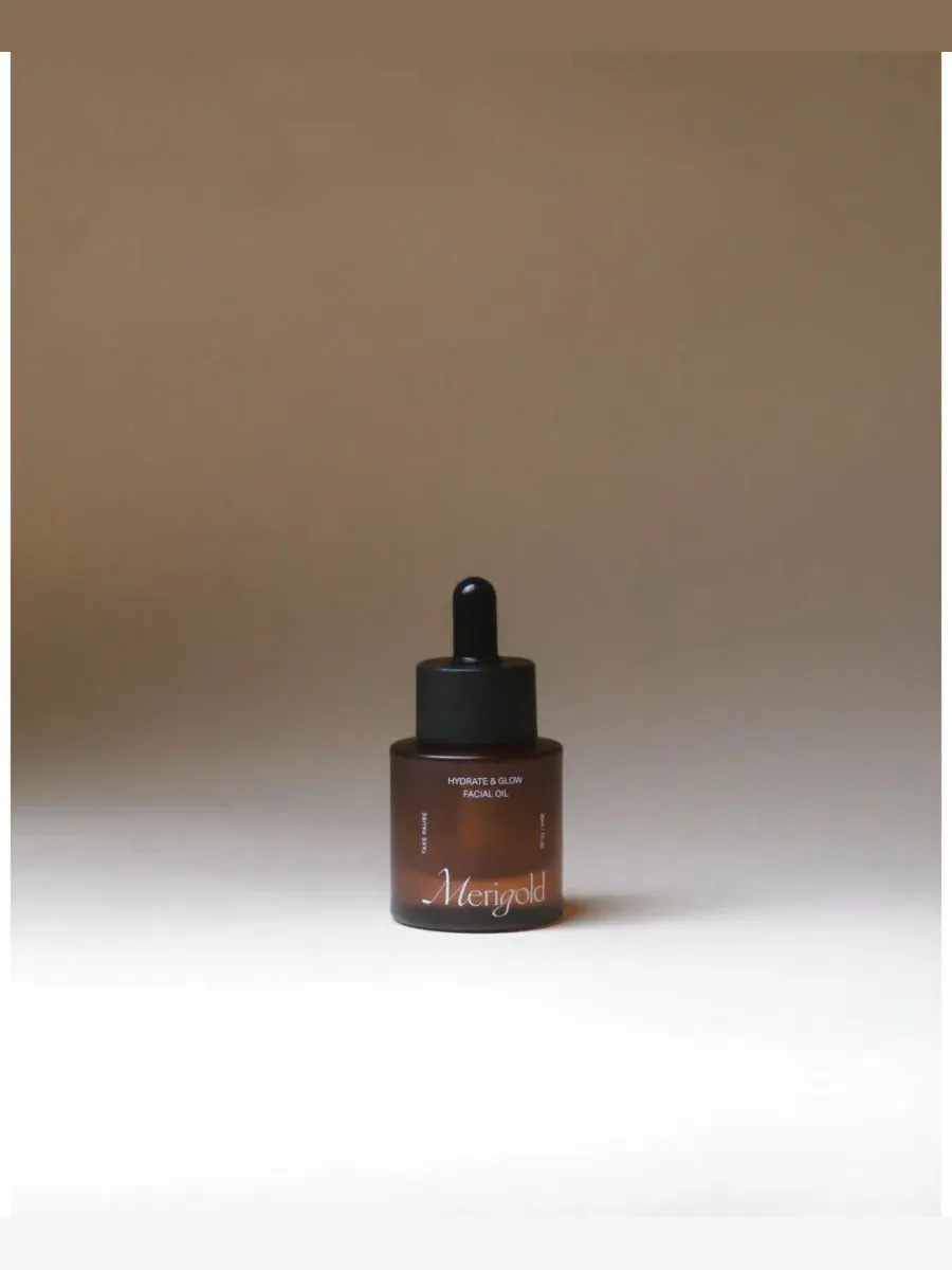 Масло для лица с аргановым маслом Hydrate and Glow Facial Oil Merigold — изображение 5 из 8