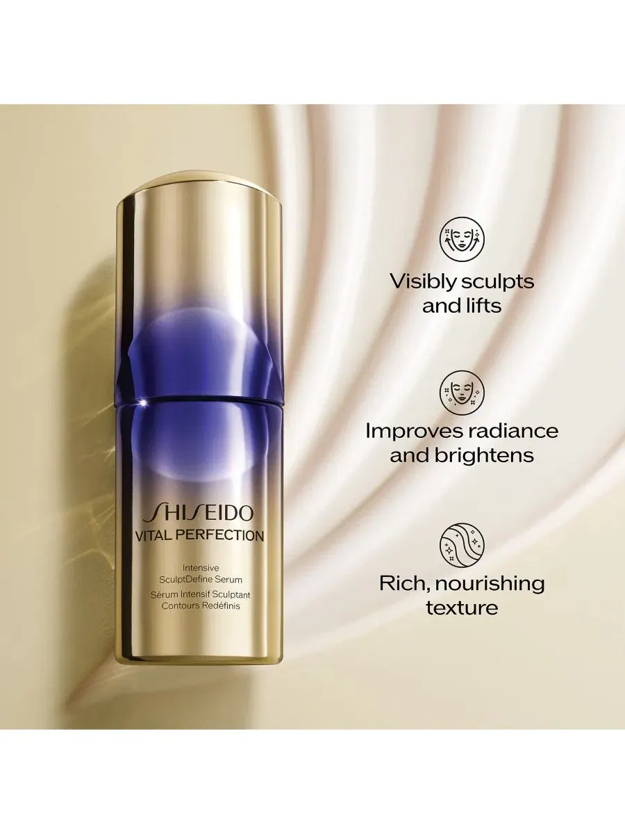 Сыворотка для лица и шеи Vital Perfection Intensive SculptDefine, 80 мл Shiseido — изображение 3 из 10
