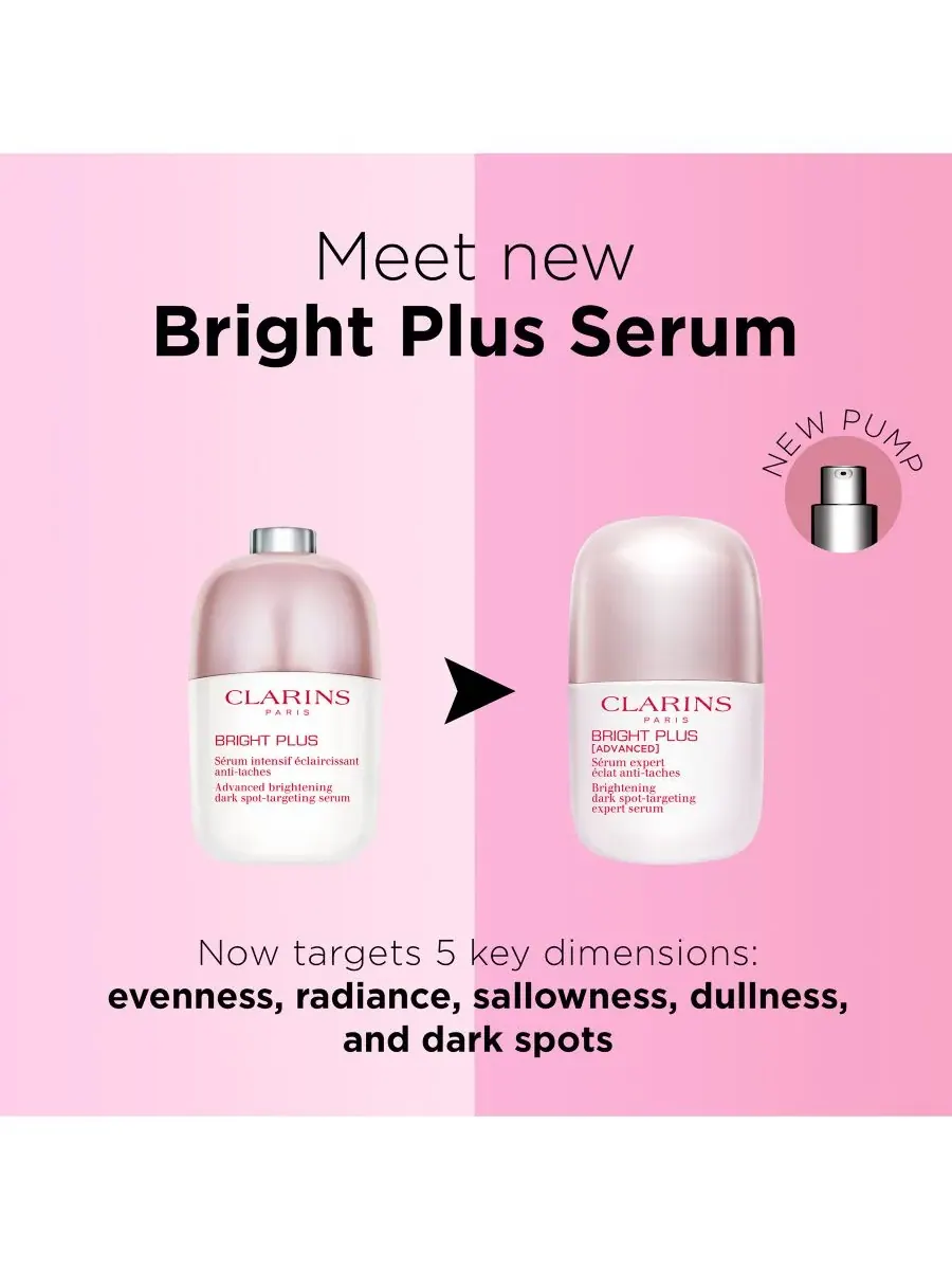 Сыворотка Clarins — Осветляющая для кожи с витамином С и ниацинамидом Bright Plus для маскировки — изображение 8 из 10