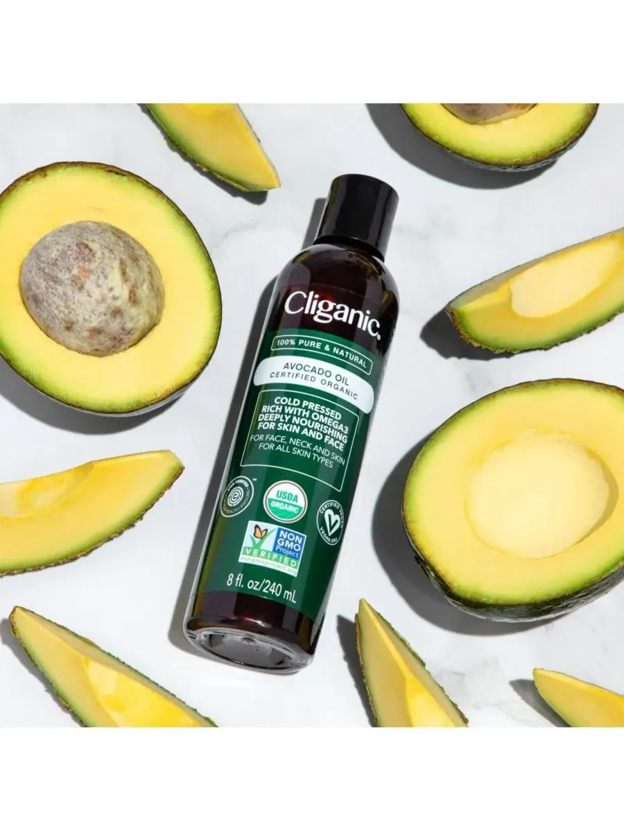 Органическое масло авокадо Cliganic — изображение 3 из 7