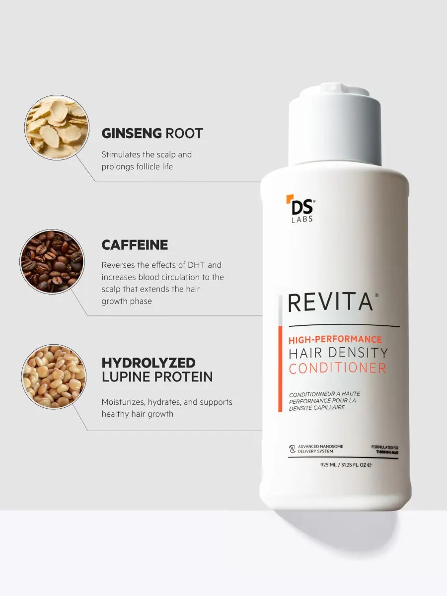 Кондиционер для придания густоты волосам Revita High-Performance, 925 мл DS Laboratories — изображение 2 из 10