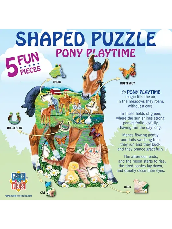 Игра с пони — пазл из 100 деталей Masterpieces Puzzles — изображение 3 из 3
