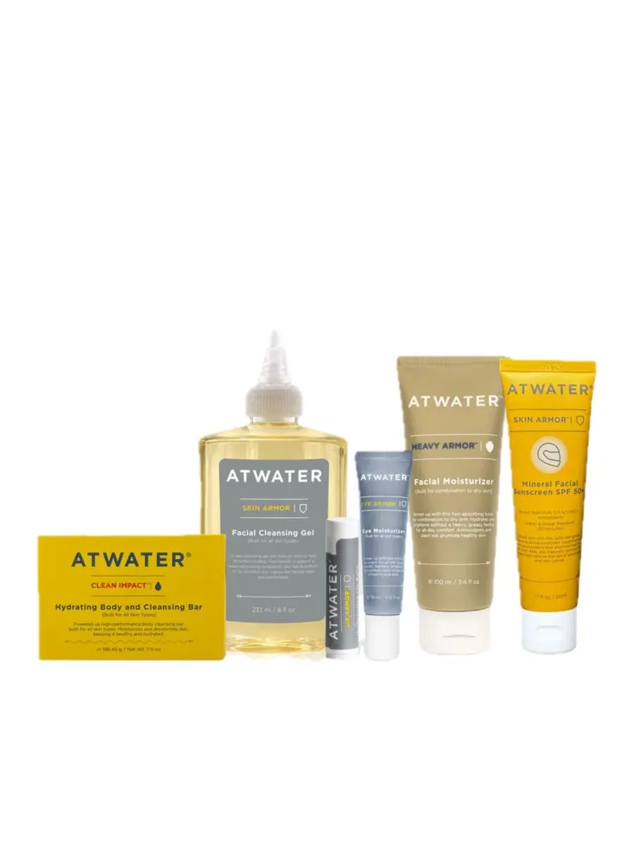 Набор для ухода за сухой кожей Heavy Armor Dry Skin Ultimate Set ATWATER — без цвета