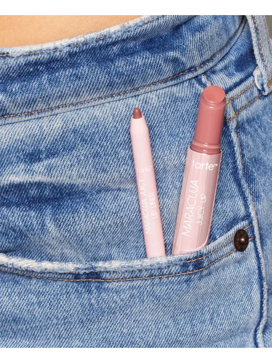 Набор из 2 предметов: бальзам для губ и карандаш для губ Lip Icons Maracuja Juicy Tarte — изображение 6 из 6